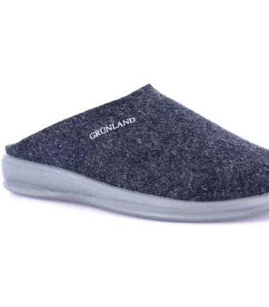 Ciabatta basic da donna in feltro di vera lana